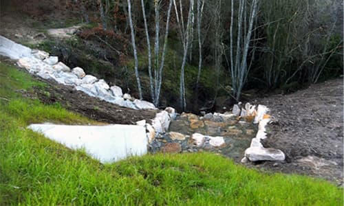 Tramo del AVE de Baños de Molgas (Ourense)