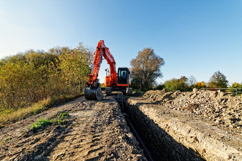 Excavaciones de zanja